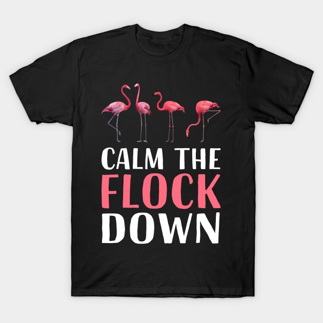 Pink Perfection Stylish Flamingo Tee for Fashionable Nature Lovers T-Shirt by Kevin Jones Art